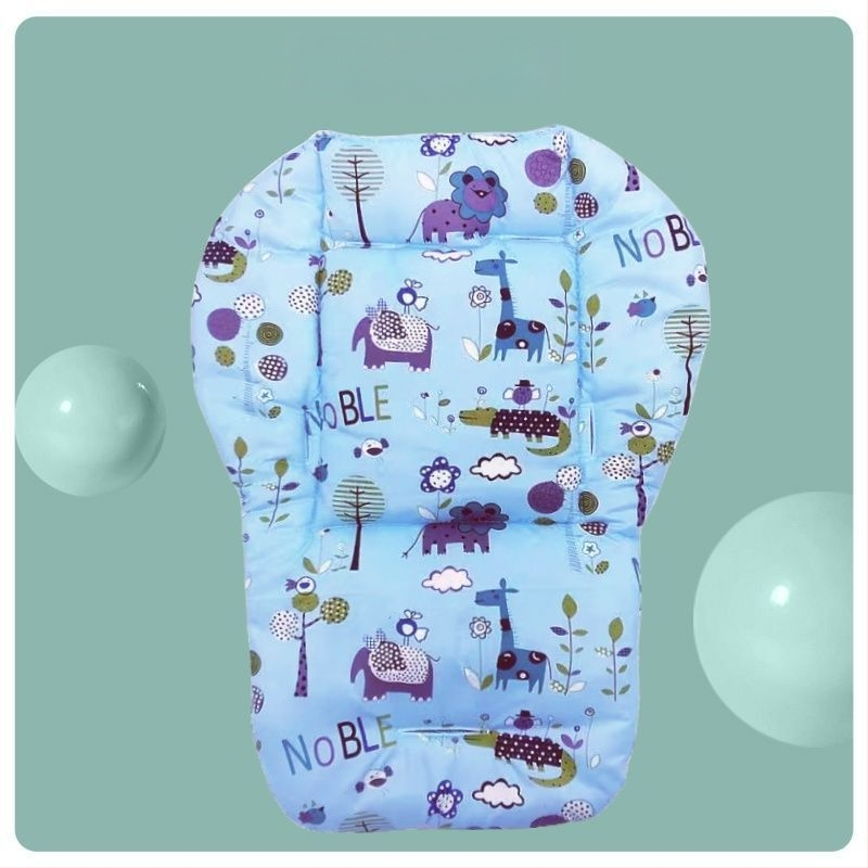 Памучна подложка за детска количка, дебела четирисезонна възглавничка за гръб, универсална за столчета за хранене