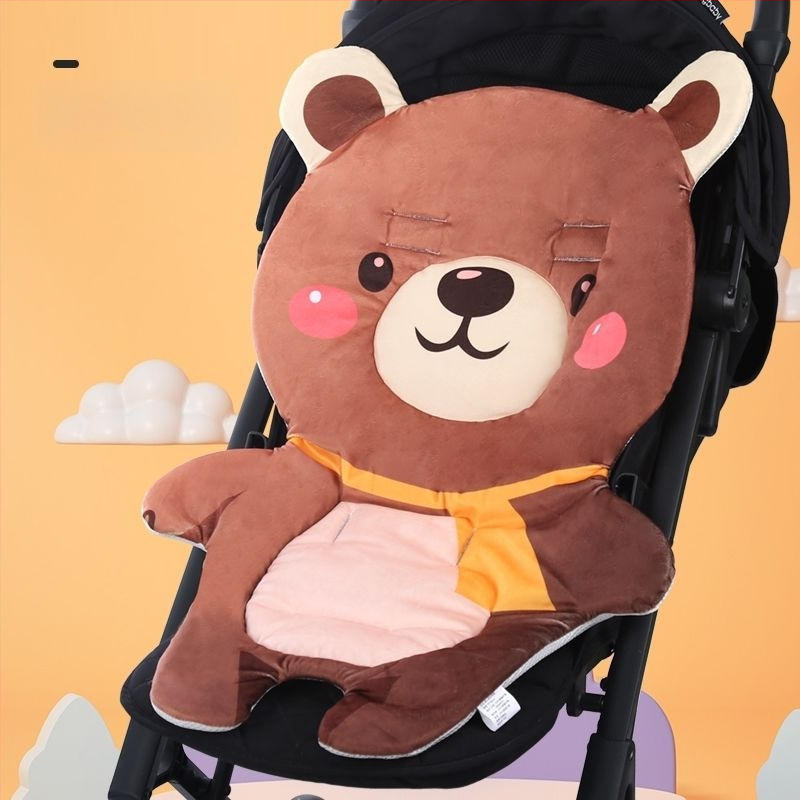 Bean подложка за детска количка от кристално кадифе, универсална за бебета, персонализация налична, пролет-есен-зима