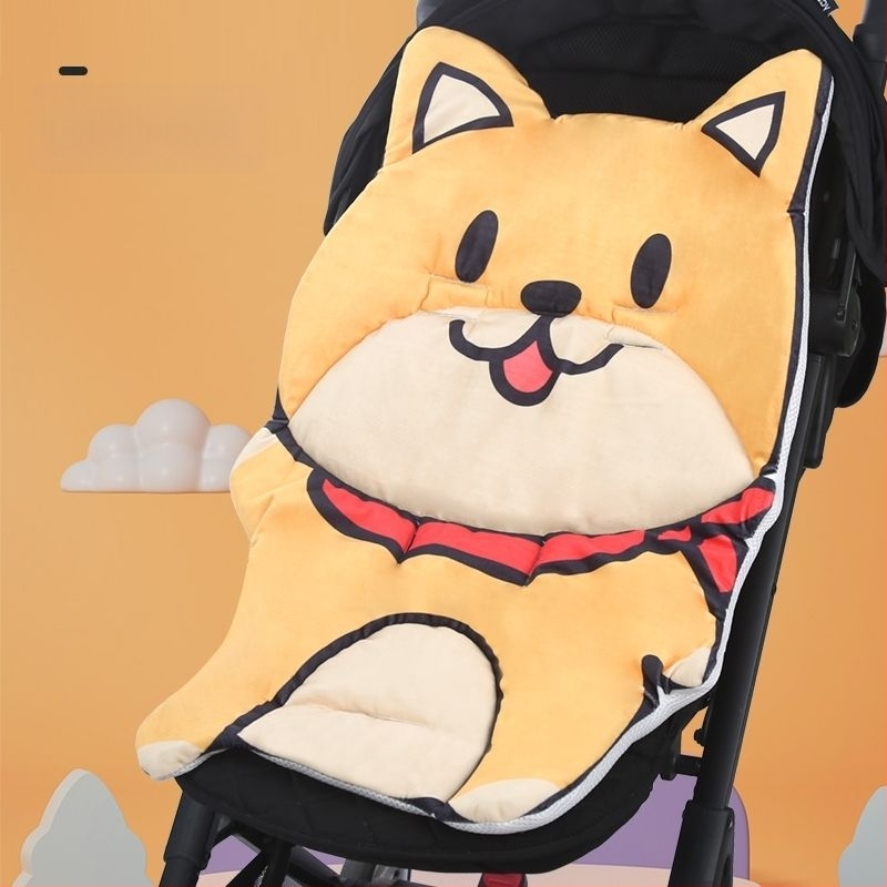 Bean подложка за детска количка от кристално кадифе, универсална за бебета, персонализация налична, пролет-есен-зима