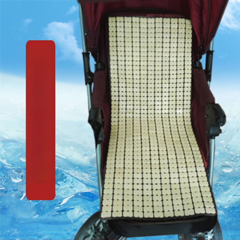 Бебешка подложка за количка от бамбукови влакна, дишаща, летна употреба