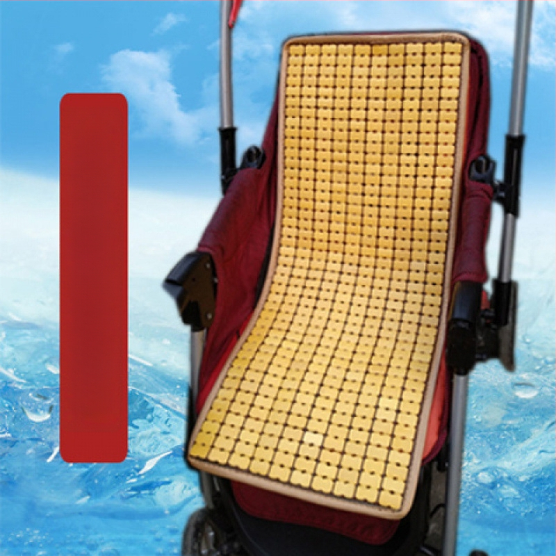 Бебешка подложка за количка от бамбукови влакна, дишаща, летна употреба