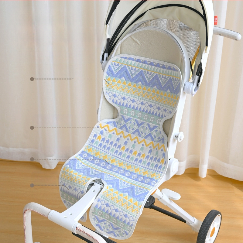 Подложка за седалка на детска количка – памучна, за бебета 0–2 г
