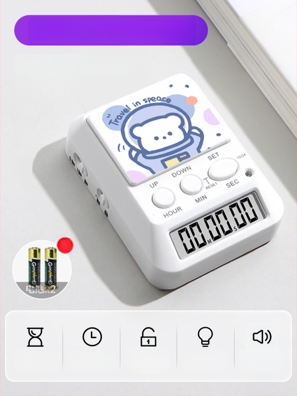 Mehaaniline liikumine; analoogne näidik; ümmargune kuju; toidetakse patareidega