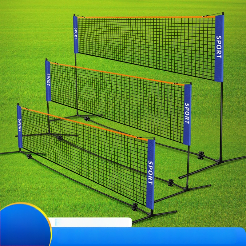 Välise kaasaskantav badmintonivõrgu raam, PE materjal, kokkuvolditav, 0.4, sobib badmintonile ja teistele pallimängudele