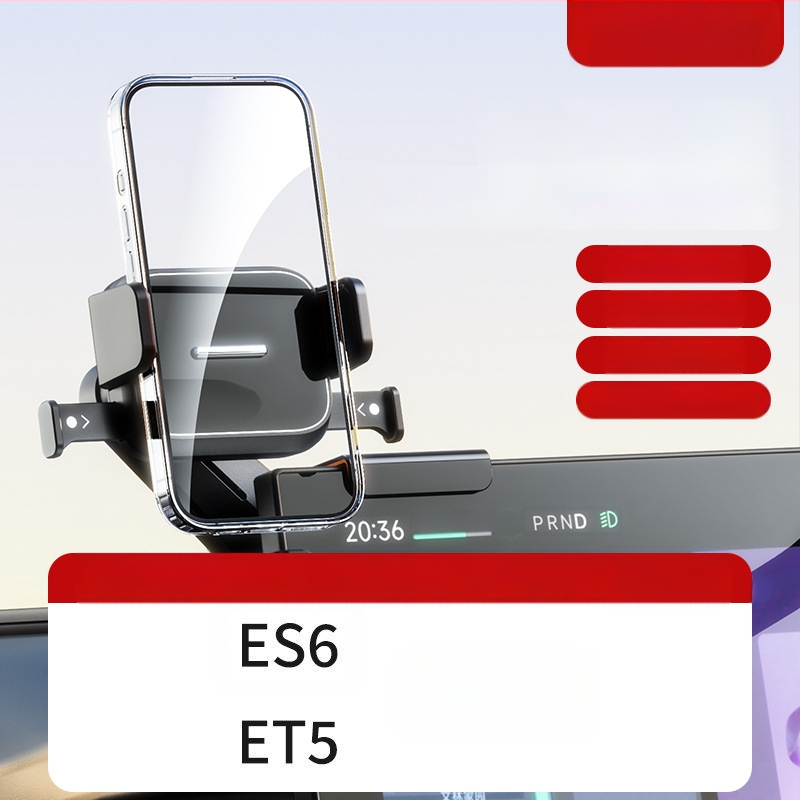 Auto telefonihoidik keskekraani jaoks – universaalne, Snap-on paigaldus, ühe kliki lukustus, horisontaalne ja vertikaalne asend, kohandamine saadaval