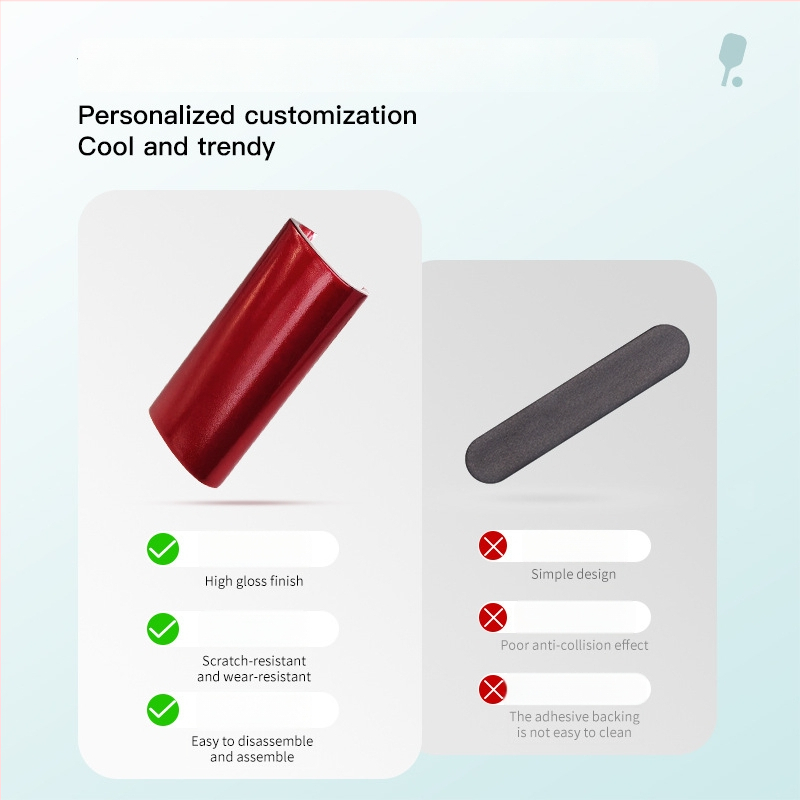 Pickleball raketės svorio dekoratyvinė sagtis – TPU medžiaga, pritaikomas priedas fitneso įrangai, su anti-kolizijos svarmeniu