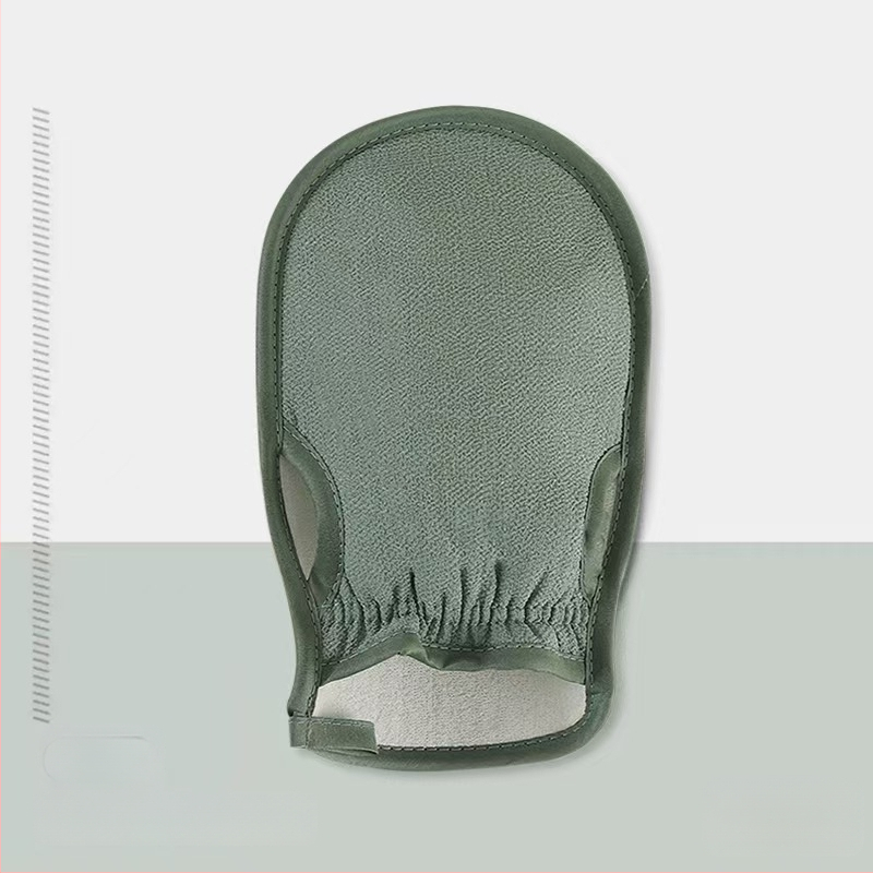 Ръкавици за баня за жени – ексфолиращи с груби частици, дишащи, удебелени, полиестерни влакна