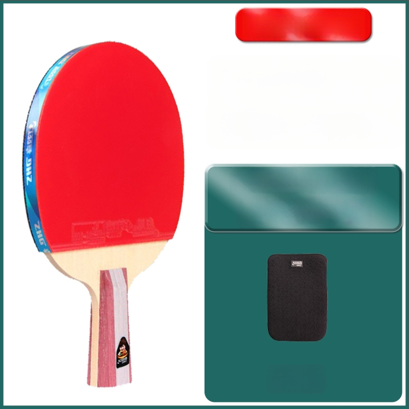 lauatennise raket DHS Red Double Happiness, 6-täheline R-tüüp, universaalne professionaalne, reverse glue kumm, Basswood plaat, sirge löök.