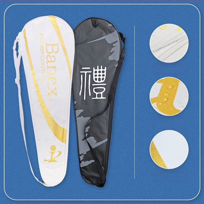 Badmintona nūju soma ar ūdensnecaurlaidīgu Oxford audumu, trīsslāņu stiprināta uzglabāšana, vienu plecu siksnas dizains, pielāgots logotips, zīmols Brother