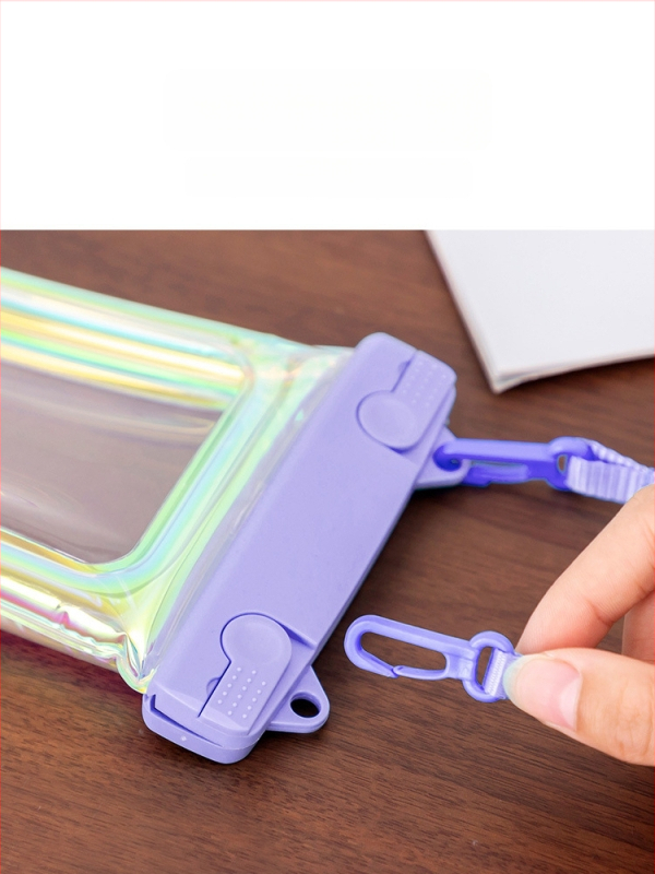 TPU ūdensizturīgs telefona maciņš ar skārienjutīgu ekrānu, plūstošu gaisa spilvenu un logotipa pielāgošanu