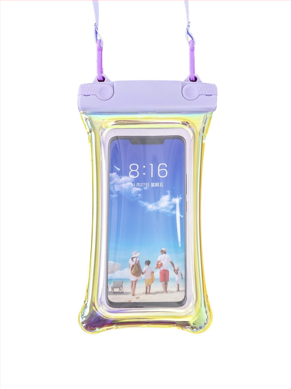 TPU ūdensizturīgs telefona maciņš ar skārienjutīgu ekrānu, plūstošu gaisa spilvenu un logotipa pielāgošanu