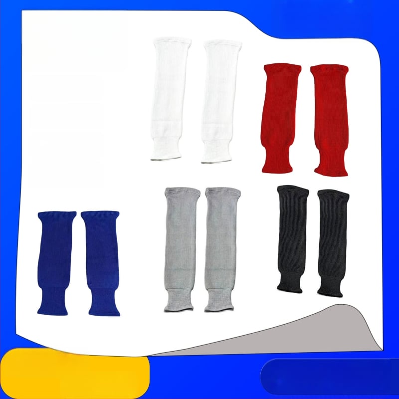 Χόκεϊ στον πάγο μάλλινες κάλτσες θέρμανσης – προστασία κνήμης και αστραγάλου, πολυεστερικό ύφασμα, μάρκα Thermal Sheath, χόκεϊ επί πάγου