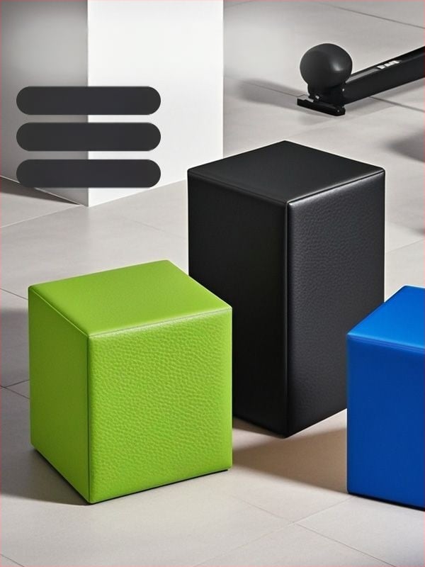 Μπλοκ γιόγκα PU για διατάσεις ποδιών, 2 κιλά, πάχος 5 εκ, Xin Energy