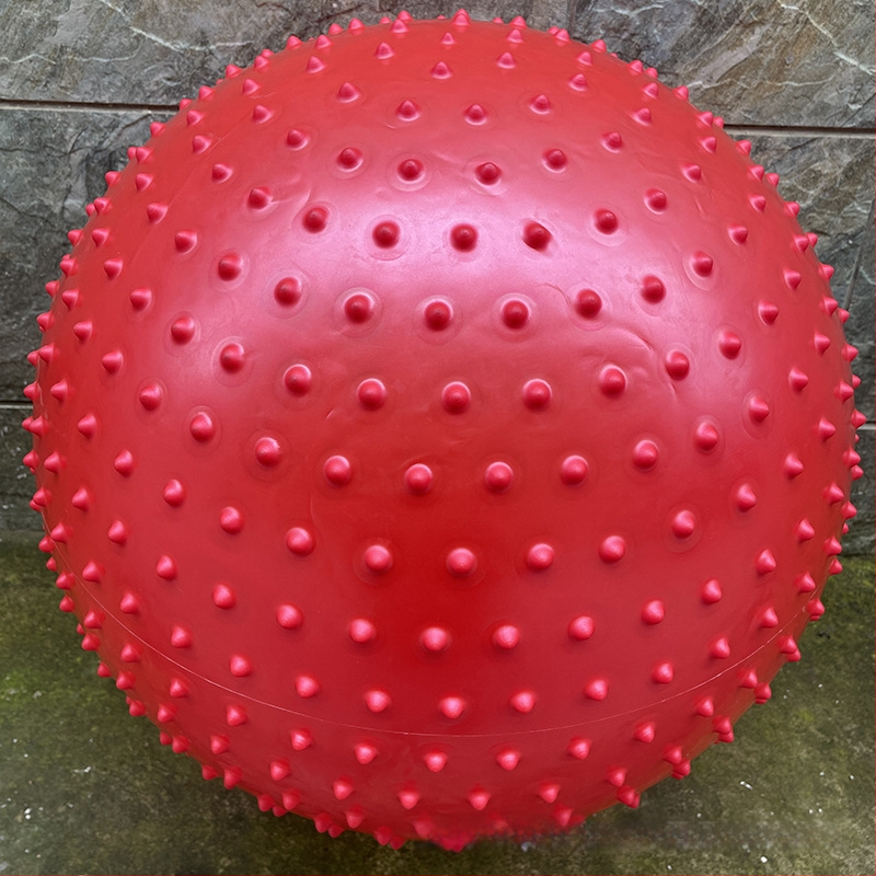 Μπάλα γιόγκα με σημεία μασάζ, αντιολισθητική, ανθεκτική σε έκρηξη, φουσκωτή από PVC για φυσική κατάσταση και μασάζ υγείας