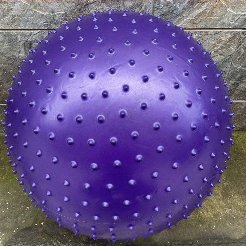 Μπάλα γιόγκα με σημεία μασάζ, αντιολισθητική, ανθεκτική σε έκρηξη, φουσκωτή από PVC για φυσική κατάσταση και μασάζ υγείας