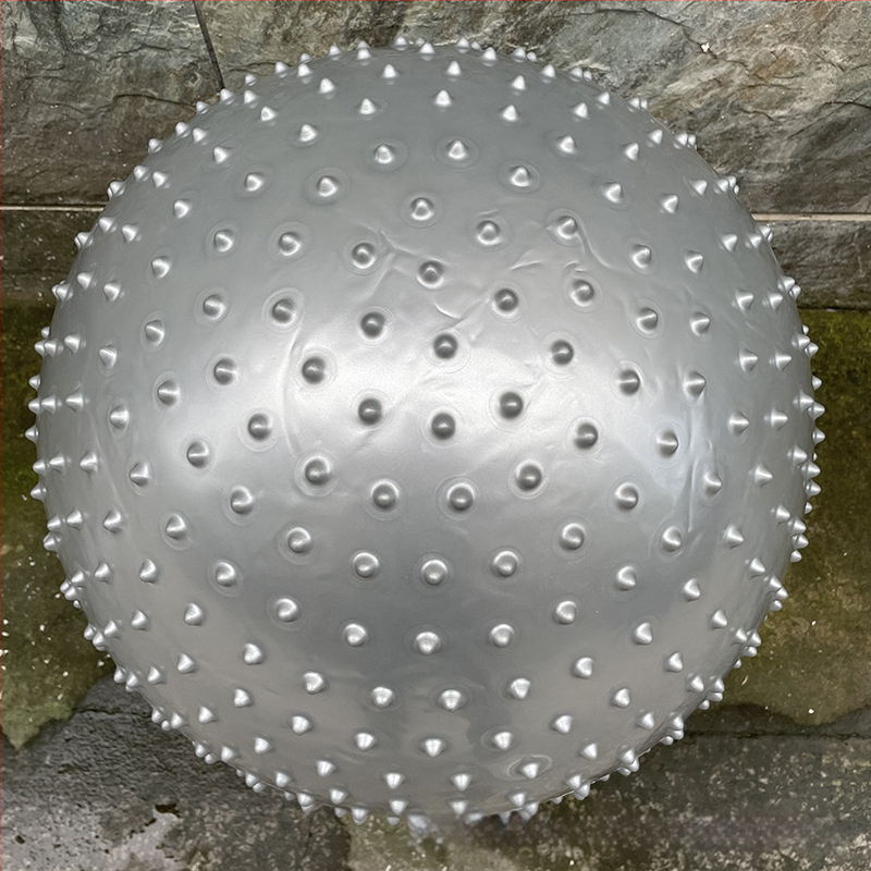 Μπάλα γιόγκα με σημεία μασάζ, αντιολισθητική, ανθεκτική σε έκρηξη, φουσκωτή από PVC για φυσική κατάσταση και μασάζ υγείας