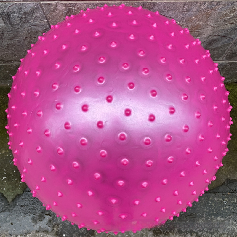 Μπάλα γιόγκα με σημεία μασάζ, αντιολισθητική, ανθεκτική σε έκρηξη, φουσκωτή από PVC για φυσική κατάσταση και μασάζ υγείας