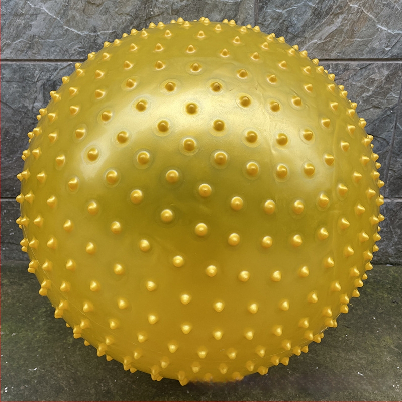 Μπάλα γιόγκα με σημεία μασάζ, αντιολισθητική, ανθεκτική σε έκρηξη, φουσκωτή από PVC για φυσική κατάσταση και μασάζ υγείας