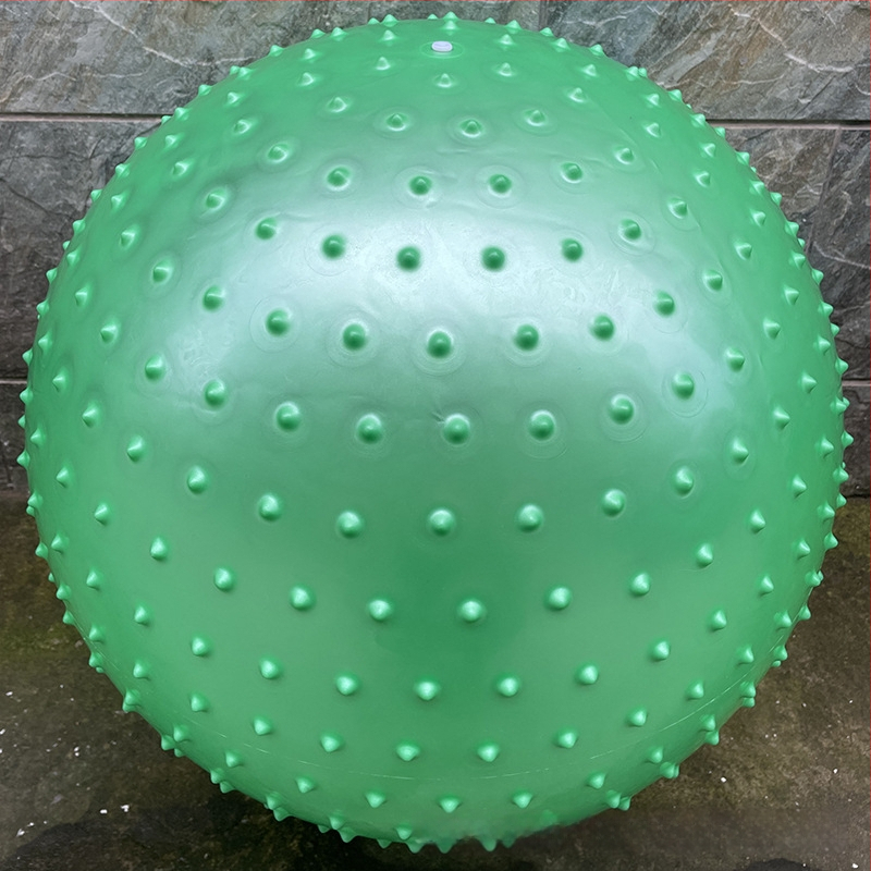 Μπάλα γιόγκα με σημεία μασάζ, αντιολισθητική, ανθεκτική σε έκρηξη, φουσκωτή από PVC για φυσική κατάσταση και μασάζ υγείας