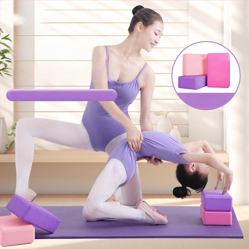 Μπλοκ γιόγκα υψηλής πυκνότητας για στούντιο – υποστήριξη για παιδικό χορό και διατάσεις ποδιών