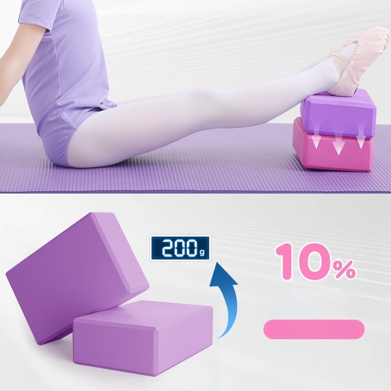 Μπλοκ γιόγκα υψηλής πυκνότητας για στούντιο – υποστήριξη για παιδικό χορό και διατάσεις ποδιών