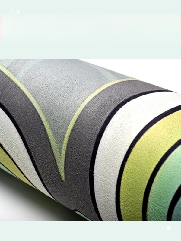 Μεγάλο στρογγυλό στρώμα γιόγκα για διαλογισμό, 5 mm πάχος, αντιολισθητικό