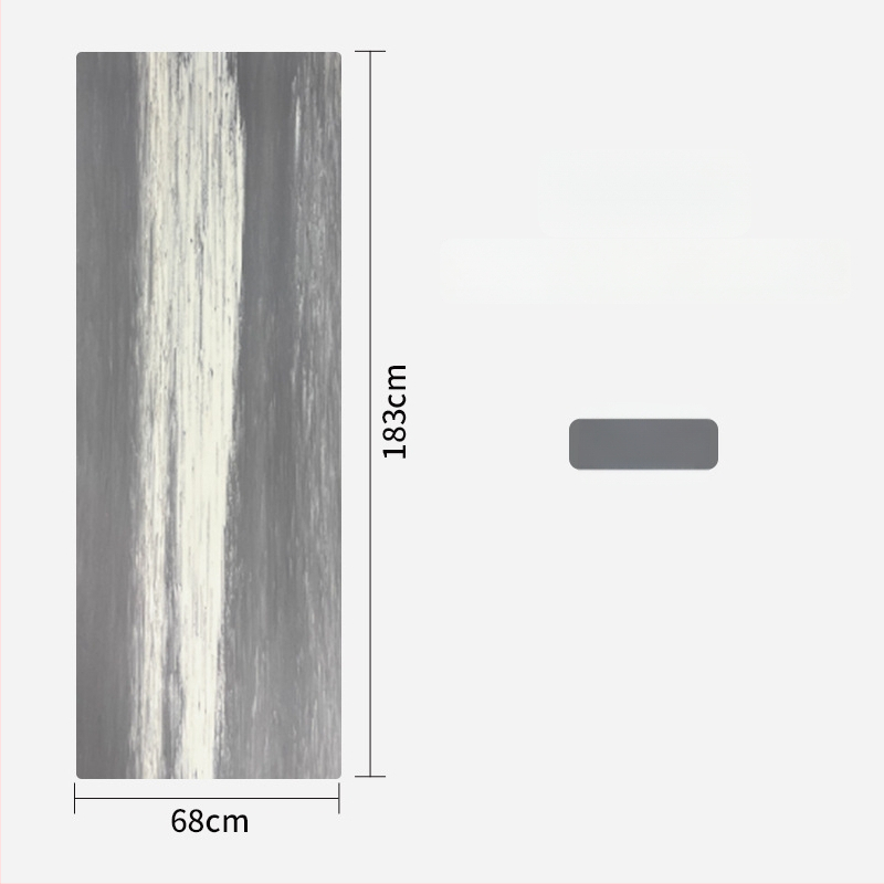 Γιόγκα στρώμα από καουτσούκ, 1,5 mm, αντιολισθητικό, υπερλεπτό, αναδιπλούμενο, φορητό για οικιακή χρήση