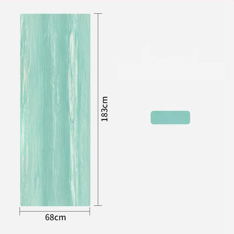 Γιόγκα στρώμα από καουτσούκ, 1,5 mm, αντιολισθητικό, υπερλεπτό, αναδιπλούμενο, φορητό για οικιακή χρήση