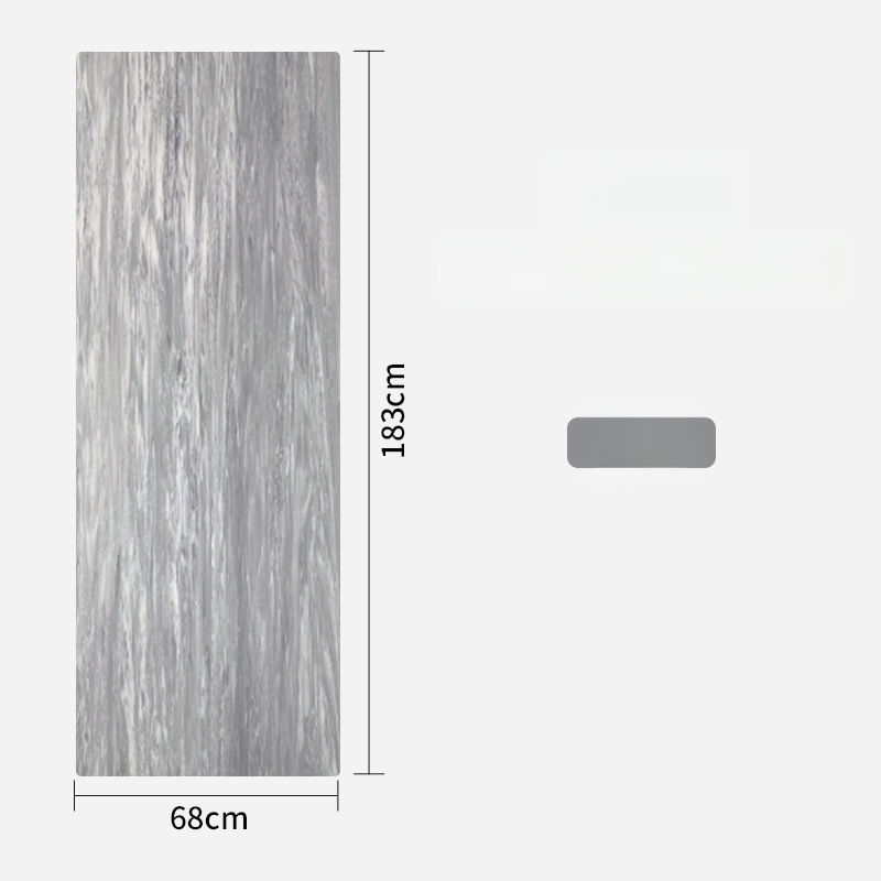 Γιόγκα στρώμα από καουτσούκ, 1,5 mm, αντιολισθητικό, υπερλεπτό, αναδιπλούμενο, φορητό για οικιακή χρήση