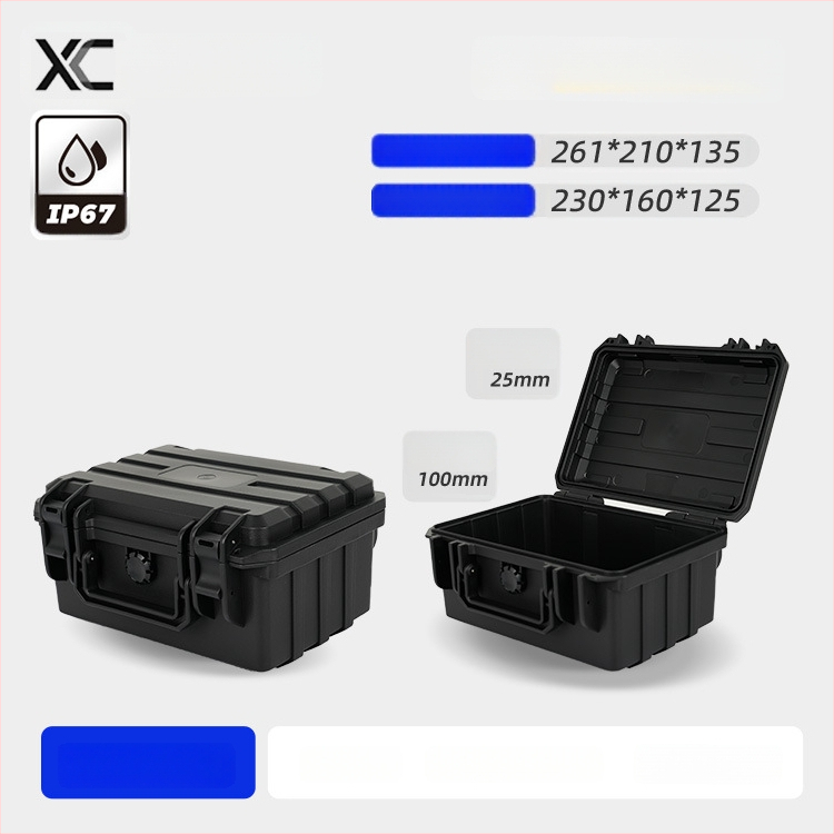 Instrumentu un aprīkojuma aizsargkaste, mitrumizturīga un triecienizturīga, PP materiāls, 40 kg slodze