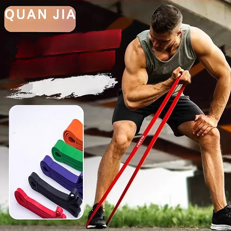 Λάστιχο αντίστασης για γυμναστική – ασκήσεις γλουτών και ποδιών, βοηθητικό έλξης για το άνω μέρος του σώματος, λάστιχο γιόγκα (TPE, Qiwang A11978)