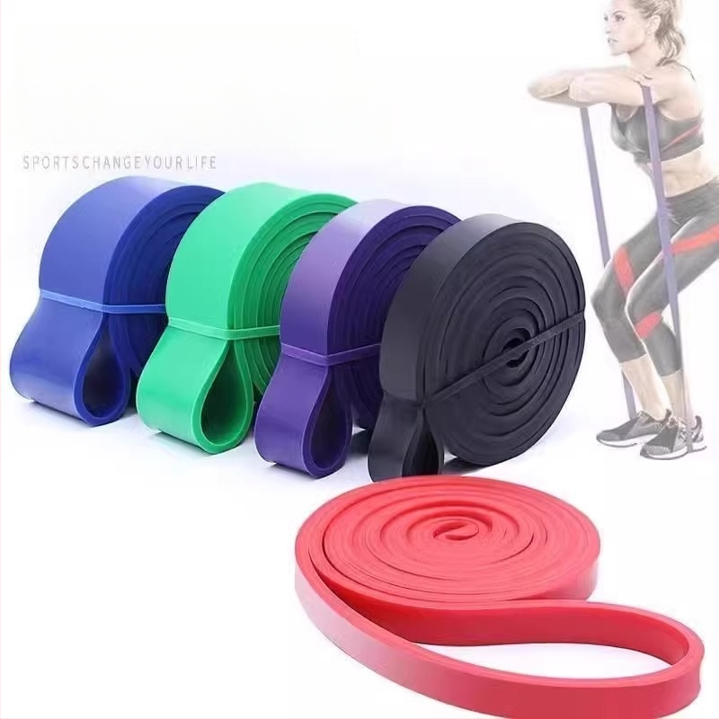 Λάστιχο αντίστασης για γυμναστική – ασκήσεις γλουτών και ποδιών, βοηθητικό έλξης για το άνω μέρος του σώματος, λάστιχο γιόγκα (TPE, Qiwang A11978)