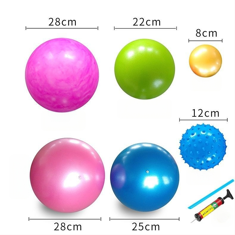 Μπάλα γιόγκα - Πλαστικό, μη φουσκώνει, για οικιακή χρήση