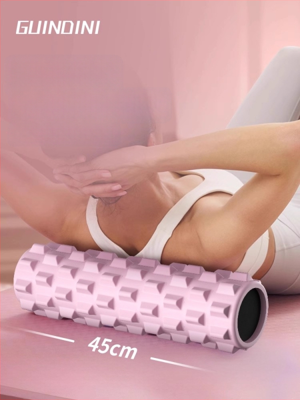 Putų volelis jogai su šilko gėlių medžiaga – raumenų atsipalaidavimas ir kojų masažas