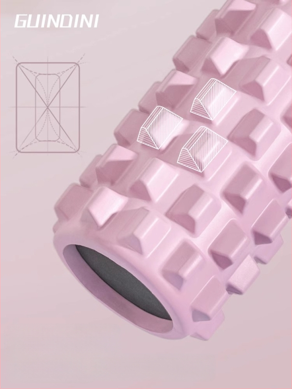 Putų volelis jogai su šilko gėlių medžiaga – raumenų atsipalaidavimas ir kojų masažas