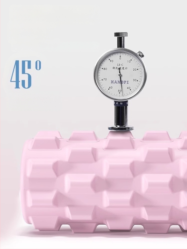 Putų volelis jogai su šilko gėlių medžiaga – raumenų atsipalaidavimas ir kojų masažas