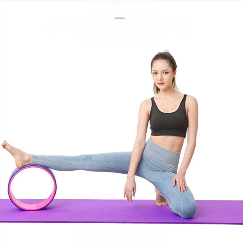 Κύλινδρος γιόγκα για αρχάριους για άνοιγμα της πλάτης, εργαλείο Backbend, κύκλος γιόγκα/Pilates, μασάζ στο σπίτι (Υλικό: TPE)