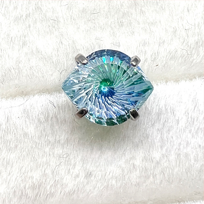 Titano lydinio piercing papuošalai – akis formos dizainas: velnio akis, šėtono akis ir sūkuriu akis su cirkoniu 5A (F136); deimantinė apdirbimas, unisex, nišinį stilių