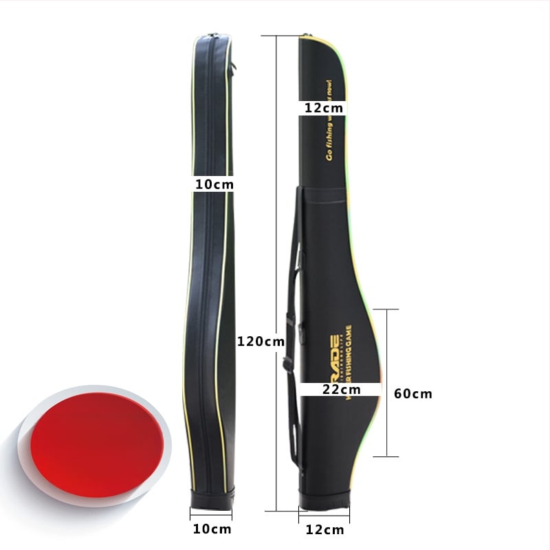 URADE Σκληρή Θήκη Καλαμιών Θαλάσσιου Ψαρέματος – PU Υλικό, Αδιάβροχη, Αποθηκεύει Καλάμι, Γραμμή, Δόλωμα και Καρούλα