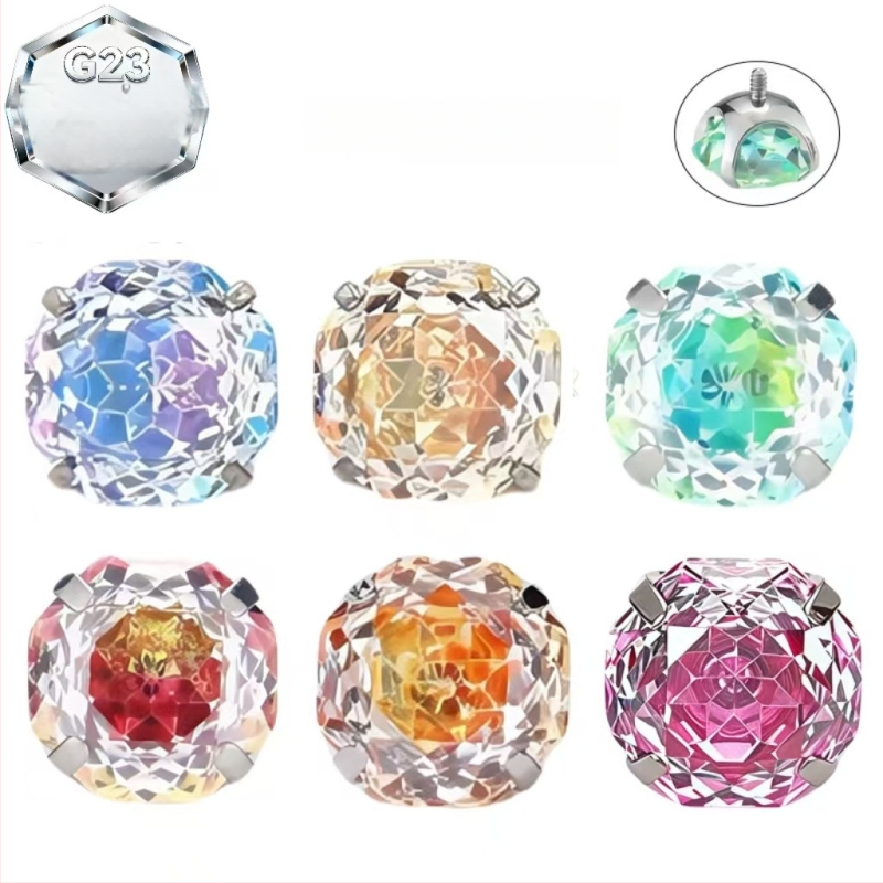 Liežuvio žiedas – rožių pjūvis, titano lydinys, geometrinis dizainas, cirkonas, su deimantais įstatymais