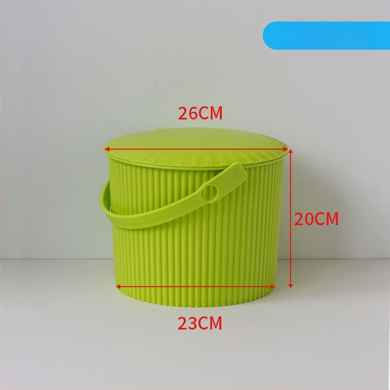 Σκαμπό-κάδο από πλαστικό με παχυσμένο καπάκι, για οικιακή χρήση (Μάρκα: Unique; Κυκλοφόρησε το 2023; Όχι εισαγόμενο)