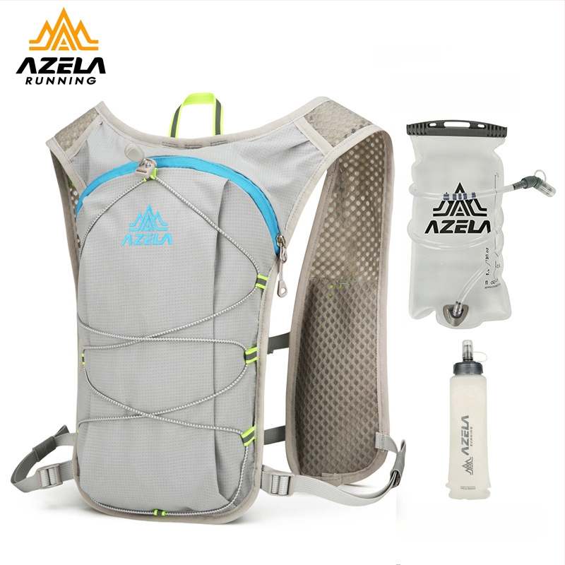 AZELA Sportski ruksak s hidratacijskim sustavom, najlon, zakrivljene naramenice, poliesterska podstava, smanjenje opterećenja — planinarenje, šetnja, biciklizam