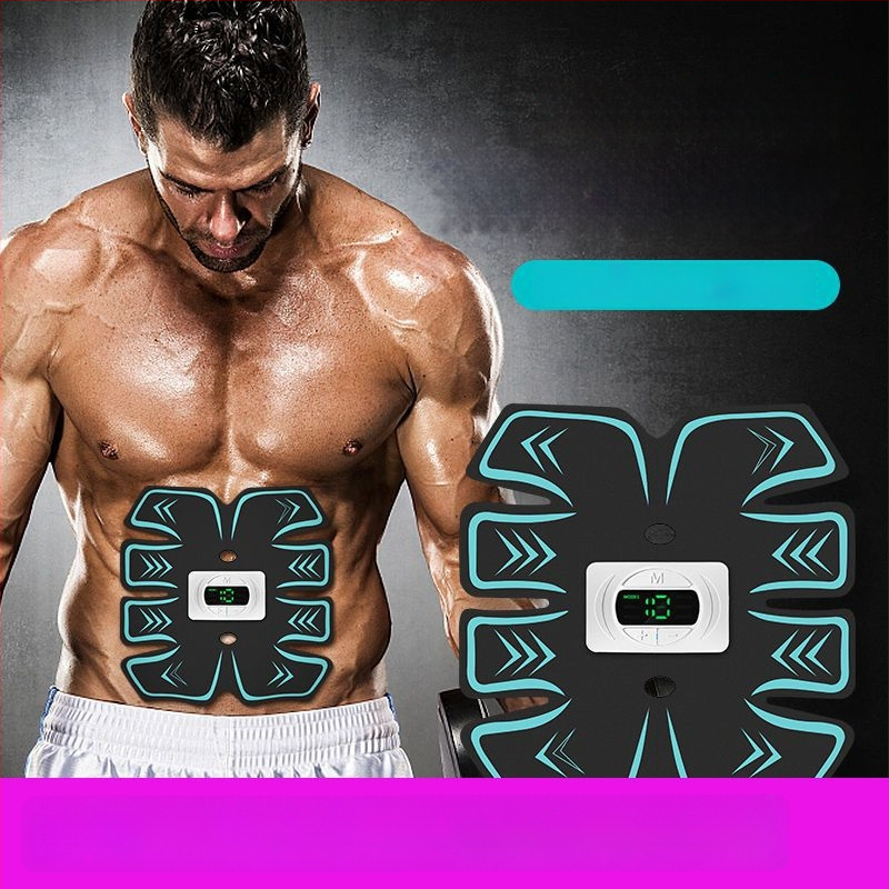 Тренажор за коремни мускули за дома с осем-пакетен дизайн, неразгъваем, марка Unique, за семейна употреба