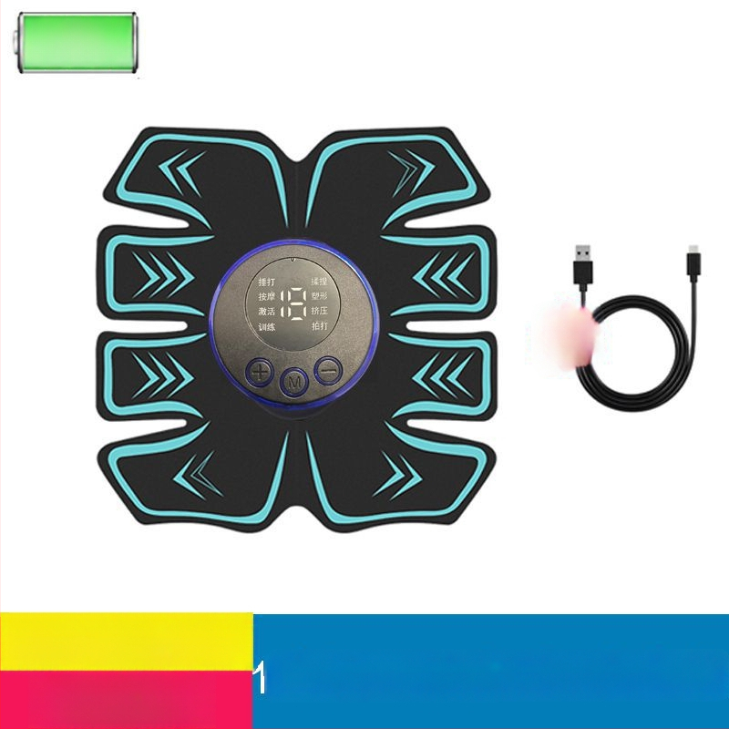 Тренажор за коремни мускули за дома с осем-пакетен дизайн, неразгъваем, марка Unique, за семейна употреба