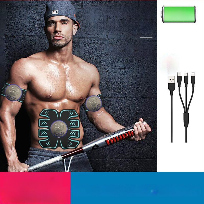 Тренажор за коремни мускули за дома с осем-пакетен дизайн, неразгъваем, марка Unique, за семейна употреба