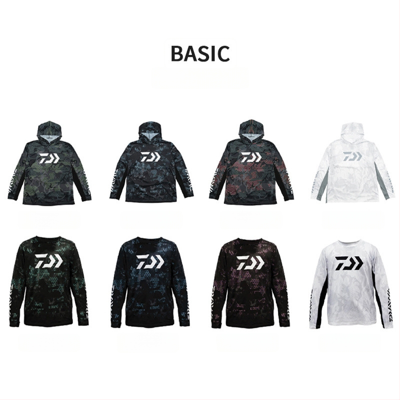 DAIWA makšķerēšanas top Ice Silk ar saules aizsardzību, universāls, ātri žūst, elpojošs