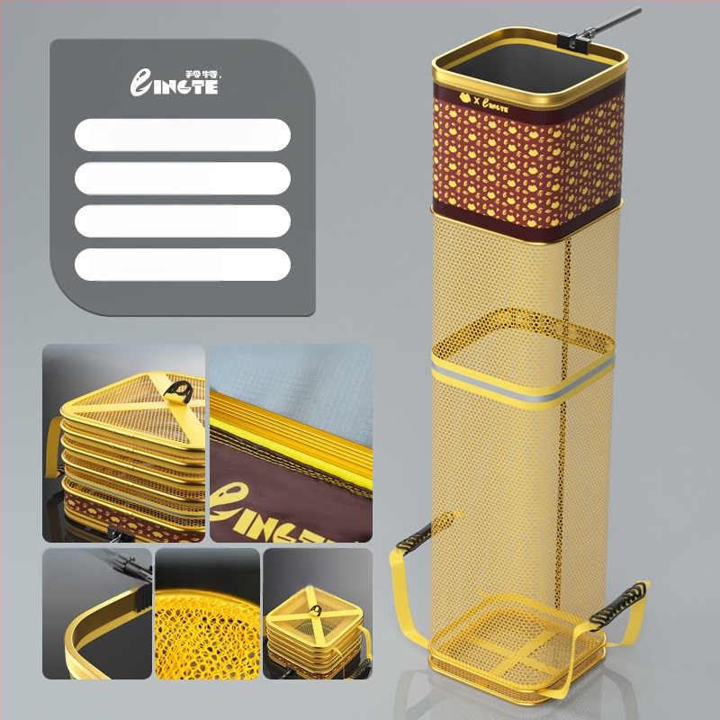 Antel zvejas aizsardzības tīkla soma ar nostiprinātu cinka sakausējumu un biezu pārklātu sietveida audumu