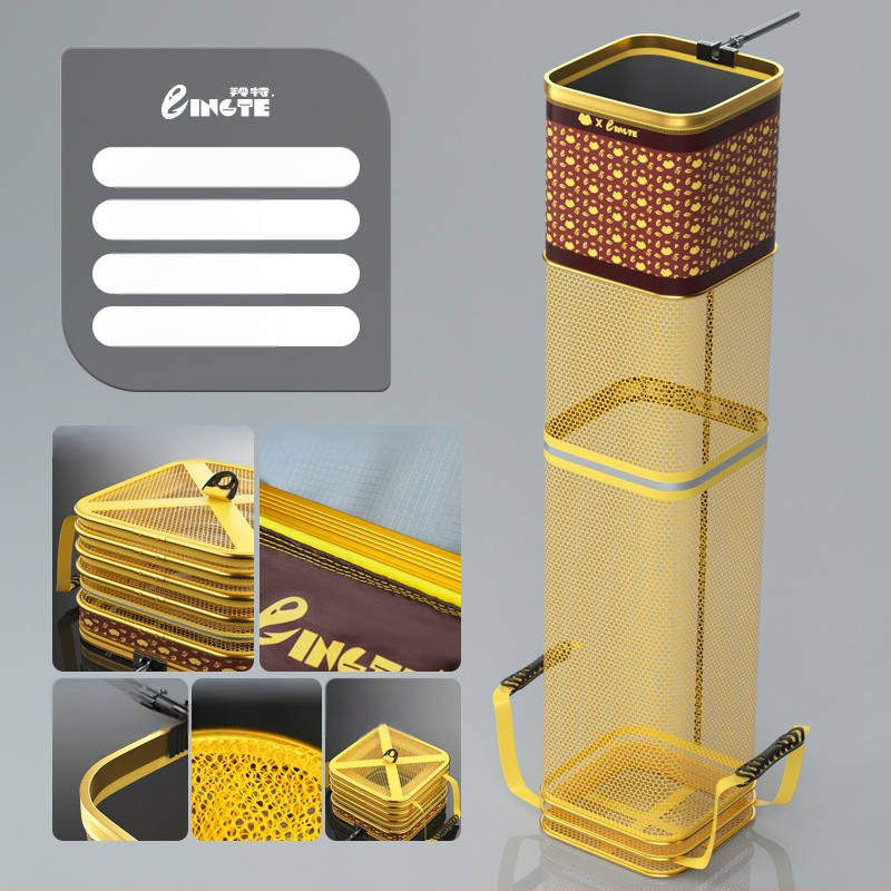 Antel zvejas aizsardzības tīkla soma ar nostiprinātu cinka sakausējumu un biezu pārklātu sietveida audumu
