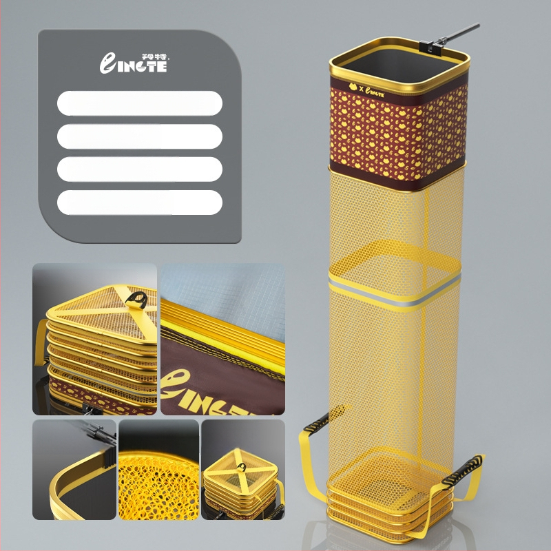 Antel zvejas aizsardzības tīkla soma ar nostiprinātu cinka sakausējumu un biezu pārklātu sietveida audumu