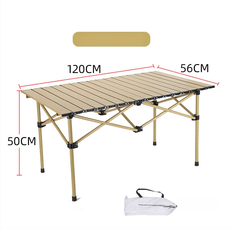 Πτυσσόμενο φορητό υπαίθριο τραπέζι για κάμπινγκ, ψάρεμα και πικ-νικ – ματ χάλυβας άνθρακα